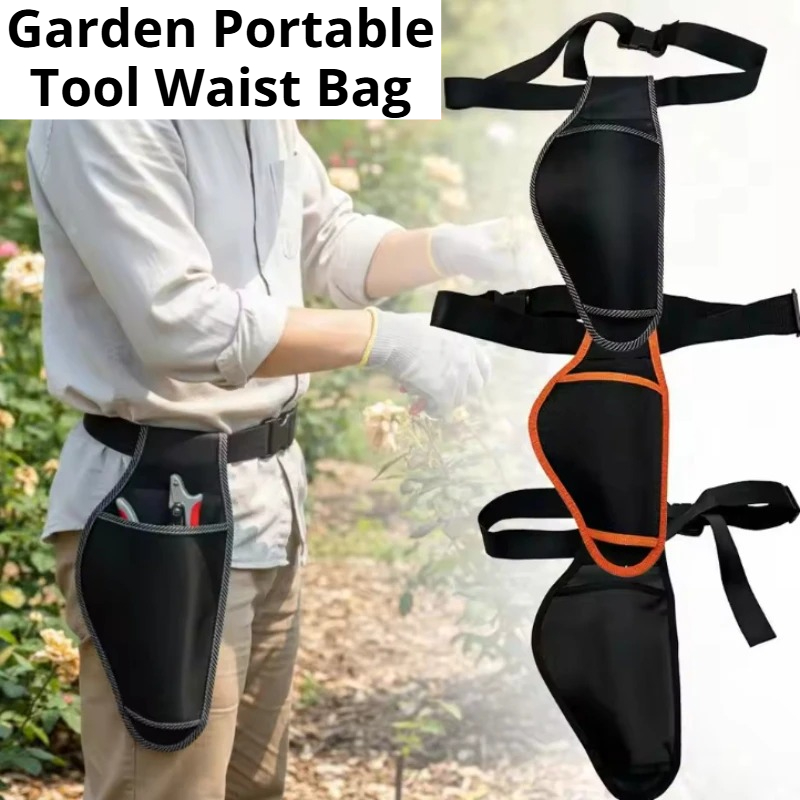 Essential Gardening Tools - Tuin elektrische snoeischaar heuptas met batterij-opbergdoos