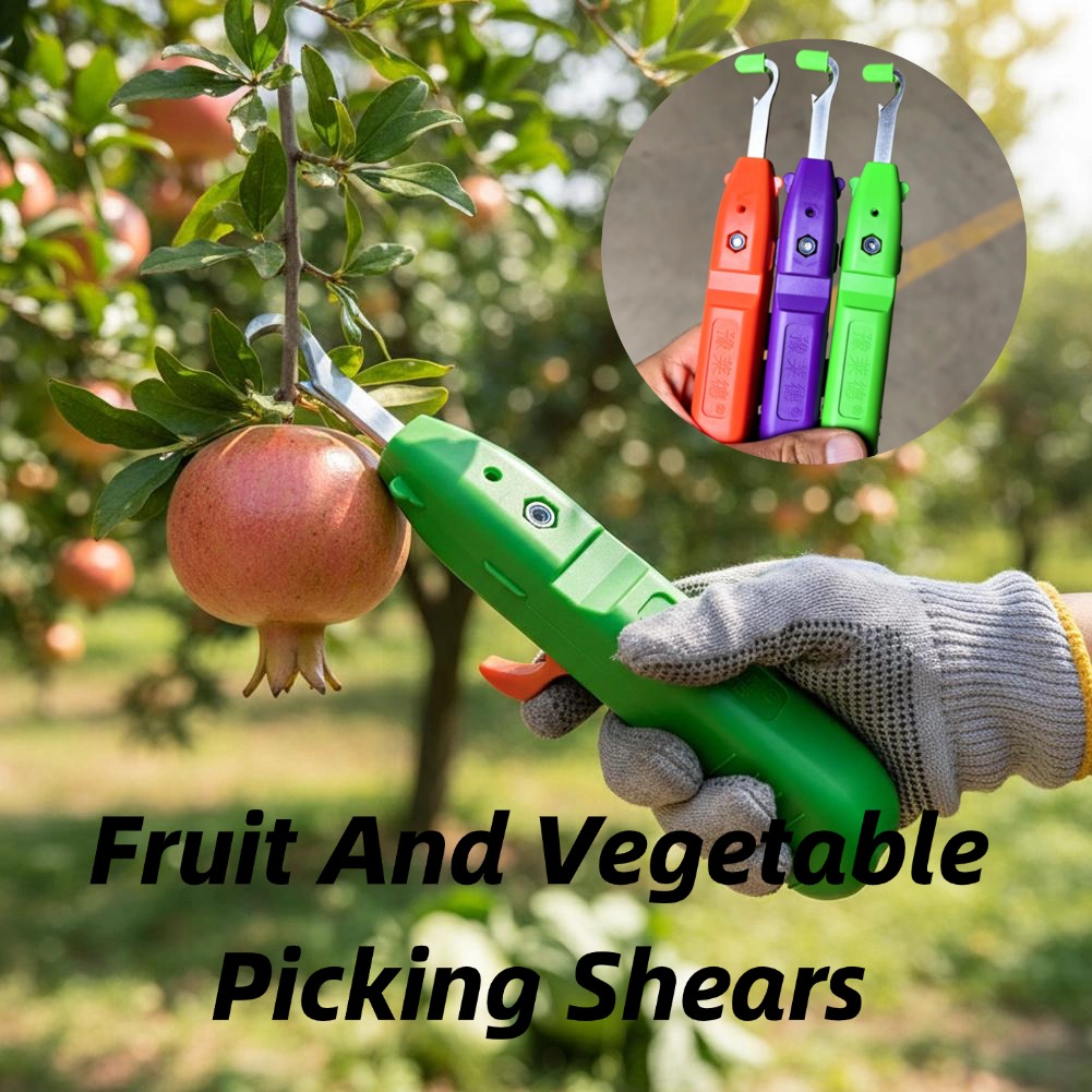 Essential Gardening Tools - Fruit- en groentepluk schaar, tuinsnoeischaar, gebogen