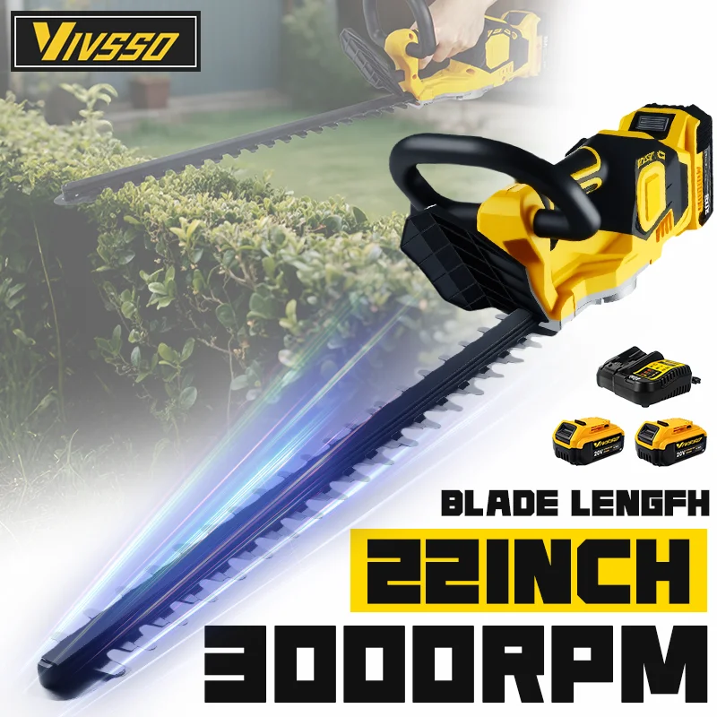 Gardening Tools Lawn Mower - VIVSSO Draadloze Elektrische Heggenschaar Grasmaaier Huishoudelijke
