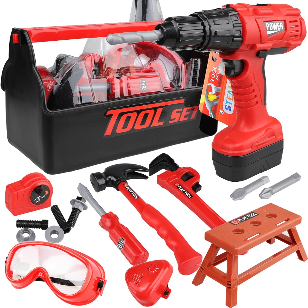 Gardening Tools For 10 Year Olds - Gereedschapsset voor kinderen met elektrische speelgoedboor
