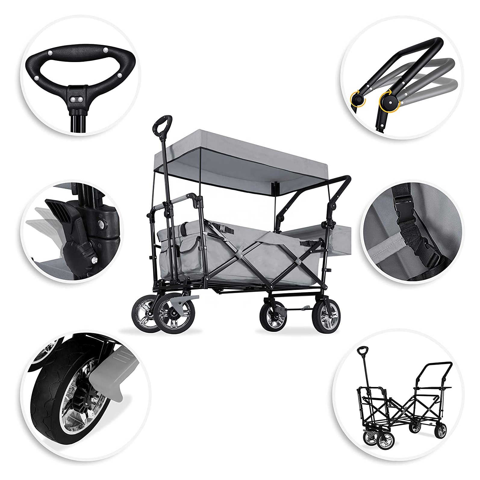 Gardening Tools Best - Best verkochte tuinkar, robuuste opvouwbare transportkar