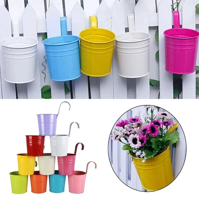 Vertical Wall Planter - 10 kleuren metaal ijzeren bloem muur