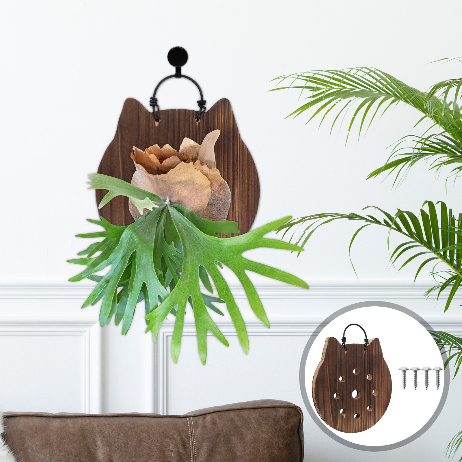 Kattenvormige montagplank van  - Vertical Wall Planter recensie en prijs