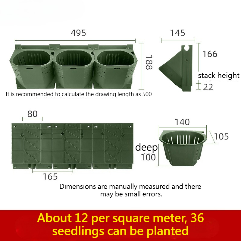 Nieuwe wandgemonteerde 3-gaats - Vertical Wall Planter recensie en prijs