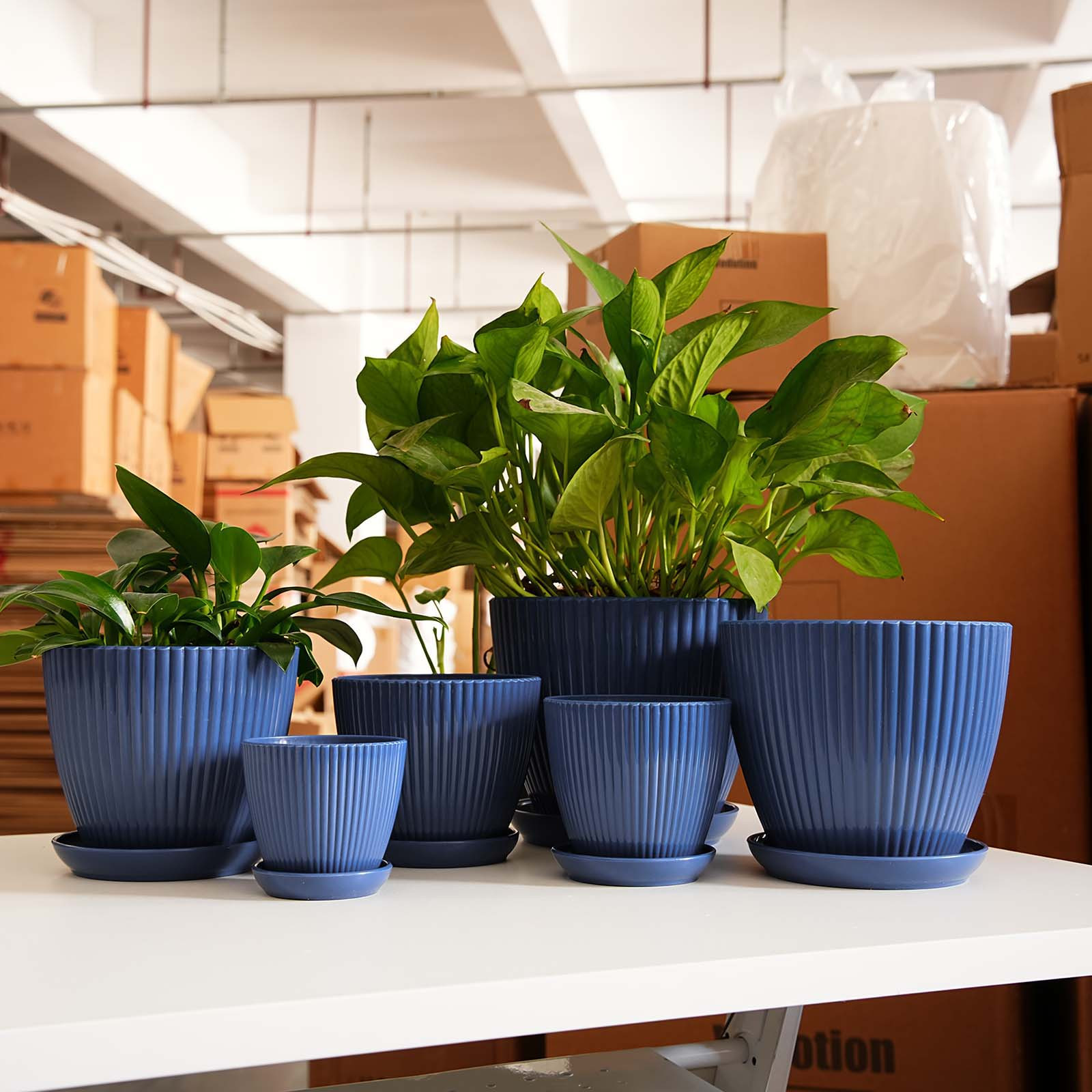 Verticale gestreepte verdikte  - Vertical Wall Planter recensie en prijs