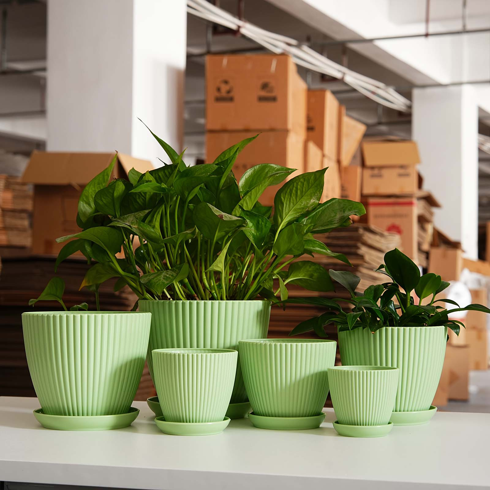 Verticale gestreepte verdikte  - Vertical Wall Planter recensie en prijs