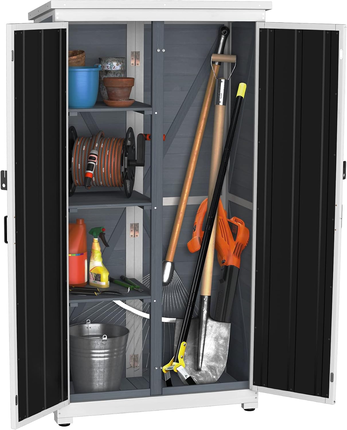 Buitenberging, houten & metale - Gardening Tools Organizer recensie en prijs
