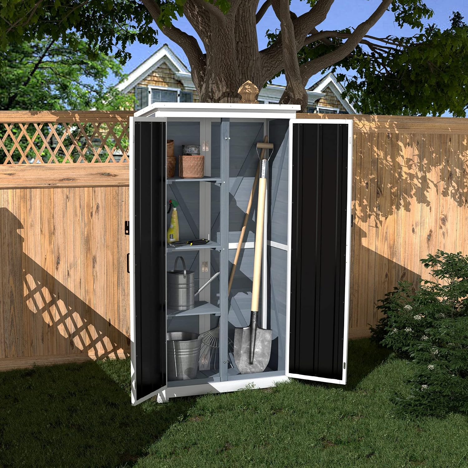 Buitenberging, houten & metale - Gardening Tools Organizer recensie en prijs