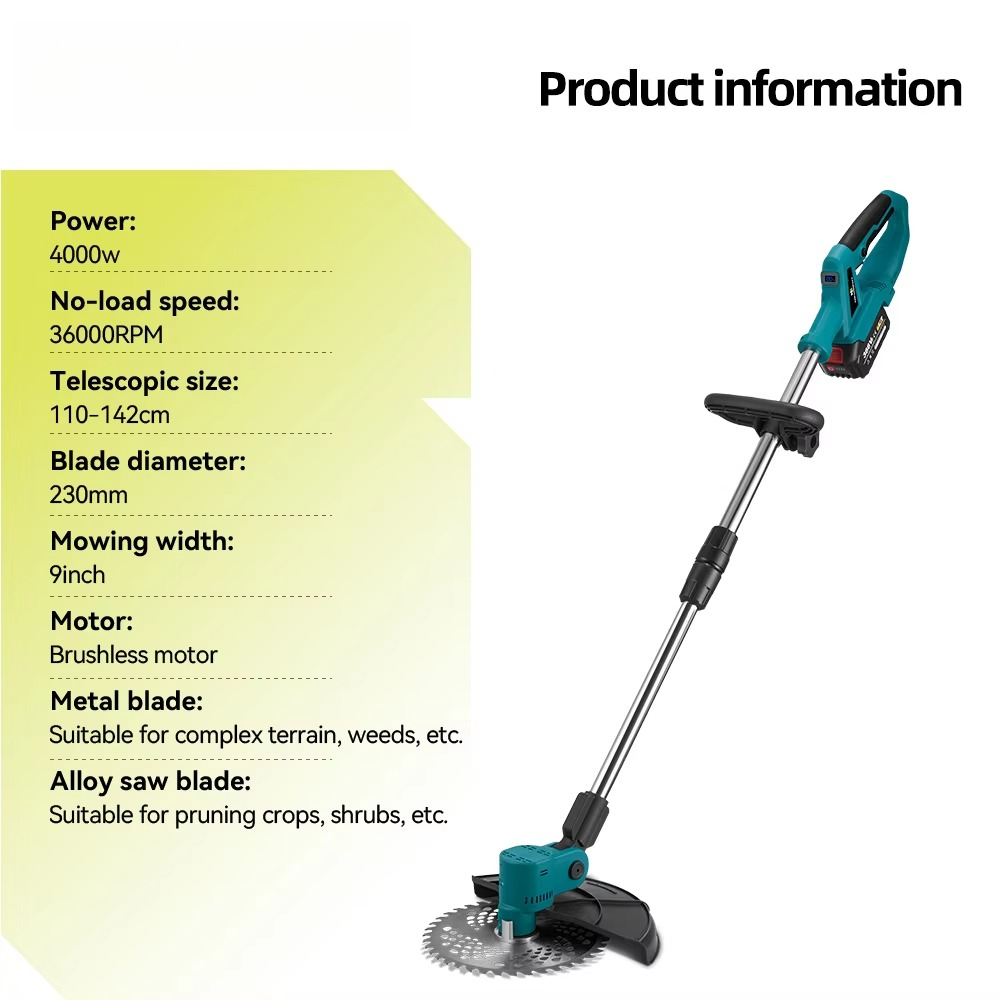 4000W Elektrische Grasmaaier v - Gardening Tools Lawn Mower recensie en prijs