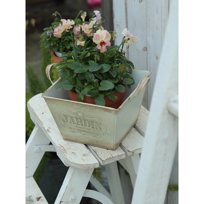 Vintage pastorale tinnen Engel - Gardening Tools In English recensie en prijs