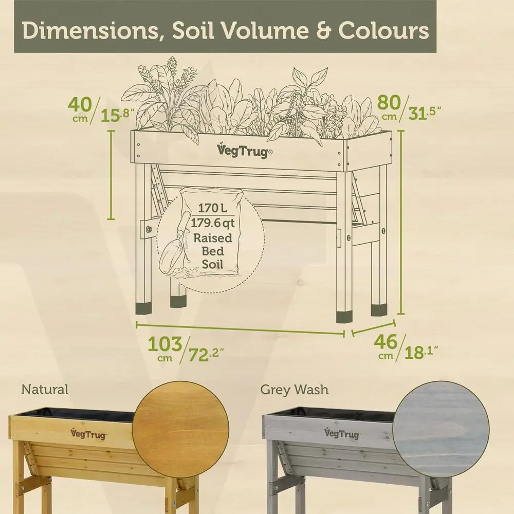 Natuurlijke kleine 1m wandgemo - Vertical Wall Planter recensie en prijs