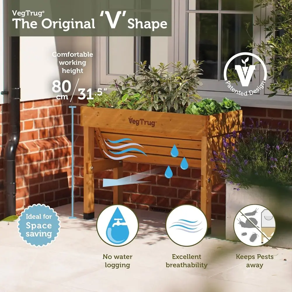 Natuurlijke kleine 1m wandgemo - Vertical Wall Planter recensie en prijs